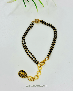Designer Hand Mangalsutra with Charm & Ad Ball