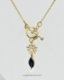 Blue GenZ Western Necklace