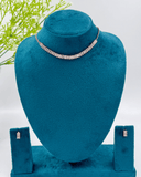 Rosegold AD Stone Simple Necklace