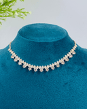 Light Pink Simple AD Stone Necklace