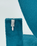 Pink And Blue Simple AD Stone Necklace