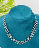 white AD Stone Necklace