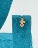 Pink And Green Thin Chokar Necklace