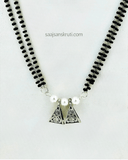 Short Oxidised Mangalsutra with Earings