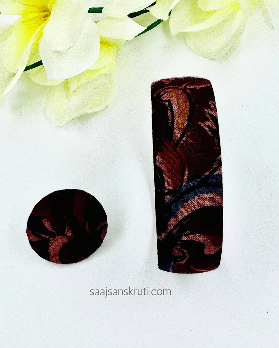 Kalamkari Bracelet & Ring set