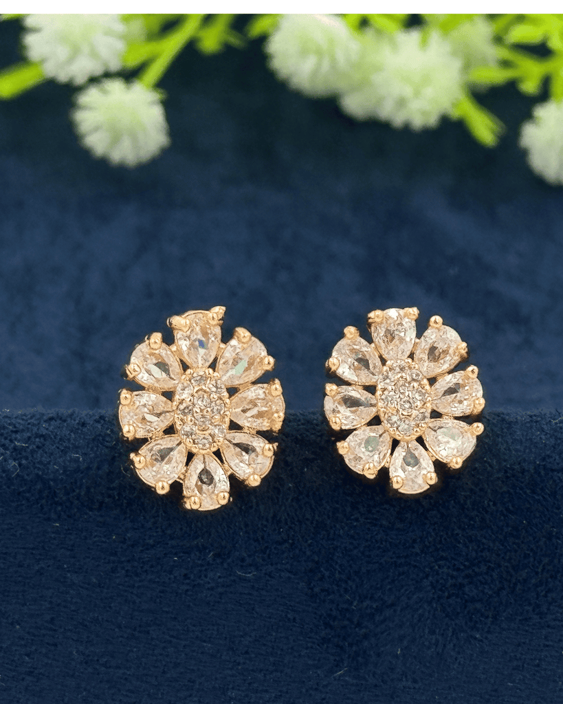 White/ Dark Pink/ Sky Blue/ Baby Pink AD Stone stud