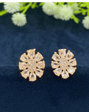 White/ Dark Pink/ Sky Blue/ Baby Pink AD Stone stud